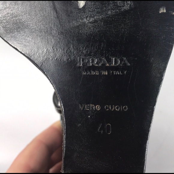 PRADA wedges size 10 flowers - Picture 5 of 7